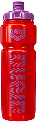 ARENA Sport Bottle Botella de plastico de Deporte, Unisex-Adult, Rojo, Talla única