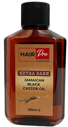 pure & natural Jamaican black castor oil EXTRA DARK for faster hair grwoth 50ml travel size