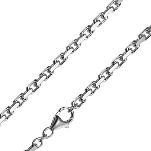 trendor Silberkette für Herren Ankerkette 4,5 mm breit 08632 | modische Halskette aus Sterlingsilber Herrenkette tolle Geschenkidee