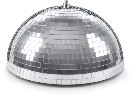 FX Professional Half Mirror Ball with Built In Motor (200mm 8 Inch)
