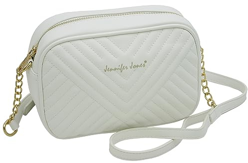 JENNIFER JONES - Modische Damen Handtasche - Kleine Umhängetasche - Crossbody Bag - Schultertasche zum Ausgehen