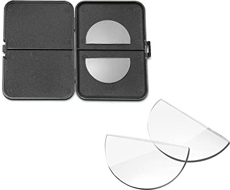 OKH Stick-on Bifocal Lenses Reader, Stick On Adhesive Magnifying Reading Lenses for Sunglasses/Sport Glasses/Ski Goggles, No Water Needed(1.75)