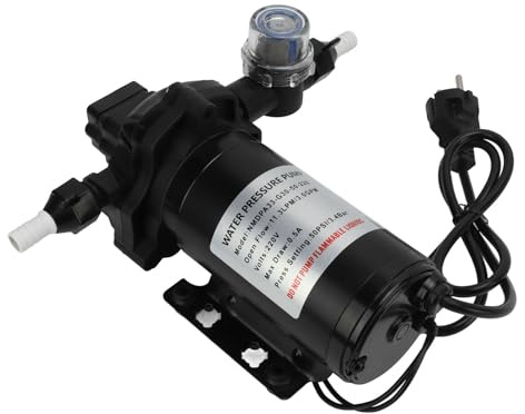 Pompe ¨¤ Membrane ¨¤ Pression D'eau 220V, 11,3 Lpm, 50psi, Auto-amor?ante, pour Voiture, Camping-car, Yacht, Caravane, Bateau Marin