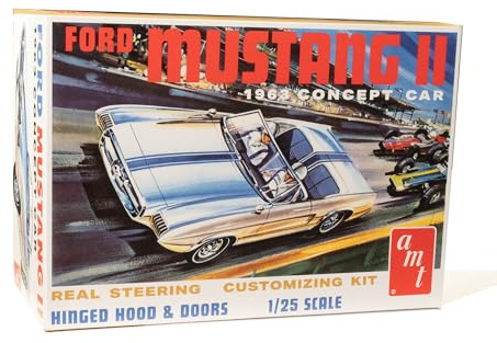 AMT 1963 Ford Mustang II Concept Car 1:25 Scale Model Kit