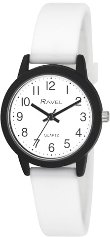 Ravel - Reloj Summer in Black para Mujer con Correa de Silicona - Cuarzo Analógico - R1813