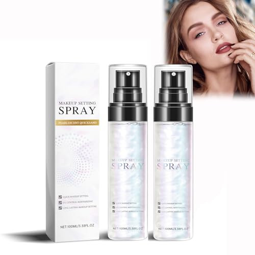 Spray Fixateur De Maquillage Hydratant Et Longue Durée, Spray Fixateur Transparent Et à Séchage Rapide Pour Une Peau Lisse Et éclatante, Empêche Le Maquillage De Fondre Et De S'estomper