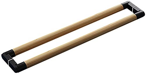 Holzfarbe, runder Türgriff für Scheunentore, Garagentore und Holztüren, einfache Glastür innen und außen, 100 cm Größe
