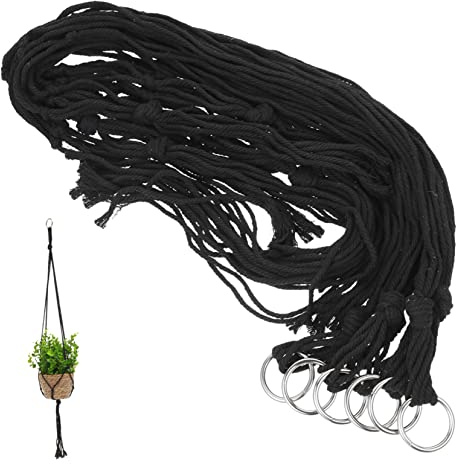 UPKOCH 6piezas Bolsa para Cesta Colgante De Maceta Soporte para Macetas Colgador De Plantas De Pared para Interior y Exterior