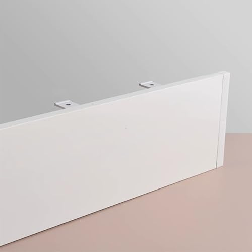Tenda per porta scorrevole, 100% oscurante, in alluminio, colore bianco, perfetta per decorare il soggiorno, lunghezza 3,2 m, larghezza 10,5 cm
