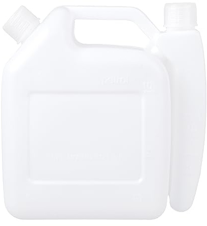 Milisten 1.5L 2-Stroke Mixing Bottle, Plastic Oil Mixing Bottle for Chainsaw, Trimmer, Motorbike Chain Oil, White
