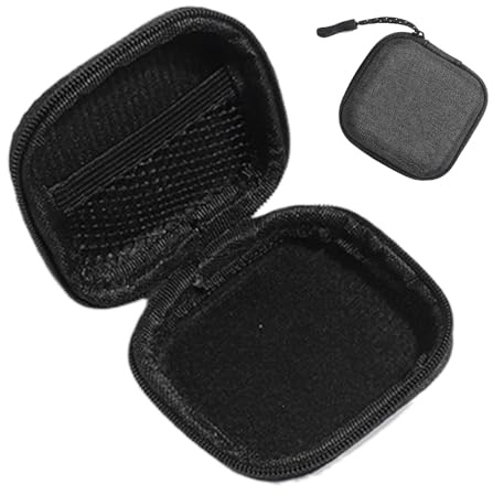 Étui pour Écouteurs - Étui De Rangement De Protection | Boîte De Rangement | Sac pour Accessoires pour Casque Portable | Housse De Transport pour Casques D'écoute Clés Et Cartes Mémoire
