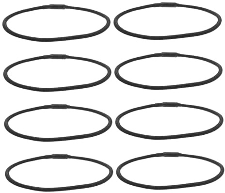 HONITANO 8 Pezzi Bande Elastiche di Ricambio per Supporto Microfono Anelli in Gomma Antivibrazione per Microfoni Condensatore e Boom Mic Supporto Stabile Antishock per Registrazioni Audio