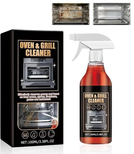 HASAIKA® Pulizia di Forno e Grill, Sgrassatore Spray per Forni E Barbecue, Rimuove Grasso, Sporco, Macchie di Olio e residui di Cibo Bruciato (100 ml)
