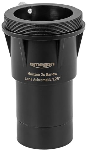 Omegon Lente di barlow 2x, acromatica, 1,25'' T2