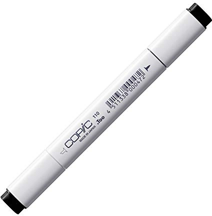 COPIC Classic Marker Typ - 110, special black, professioneller Layoutmarker, mit einer breiten und einer feinen Spitze