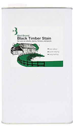 Bird Brand Black Timber Stain - 5 Litre