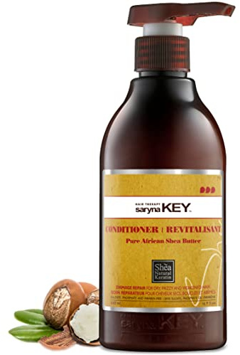 Saryna Key Hair Conditioner with Pure African Shea Butter for Dry Frizzy and Damaged Hair - Moisturizing and Hydrating Conditioner (300ml/10.14oz)