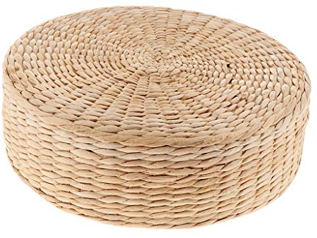 LOVIVER Japanese Flat Seat Cushion Handcrafted Breathable Cushion Tatami Floor pillow insserts for Home Bedroom, 30x30x10cm