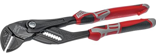 NWS Zangenschlüssel Gripper 250 mm mit 52 mm Spannweite | Armaturenzange für die schonende Montage | Titan-Ausführung | ergonomischer SoftGripp Griff | Art. Nr. 1664-69-250