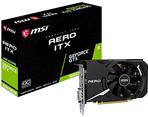 MSI Gaming GeForce GTX 1650 Super 128 Bits HDMI/DP/DVI 4 Go GDRR6 HDCP Support DirectX 12 Carte Graphique VR Ready OC (GTX 1650 Super Aero ITX OC)