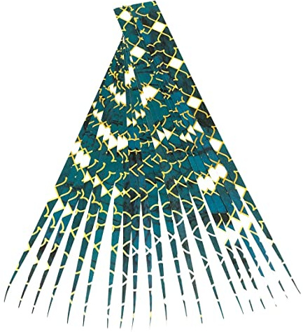 Paper Strips with Golf Foil Laminate for Making Paper Beads 1/2 or 1 Inch Triangle Shaped Precut Heavy Beading Strips
