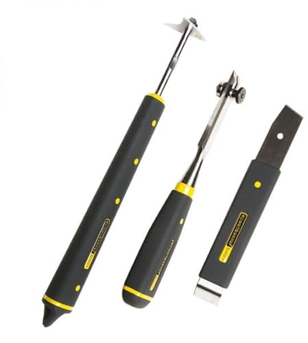 Speedheater Window Tool Kit - Heavy-Duty Swedish 3pc Tool Bundle - Scrape Windows and Furniture - Remove Putty with Putty Chisel and Scraper - Restore Historic Woodwork and Windows