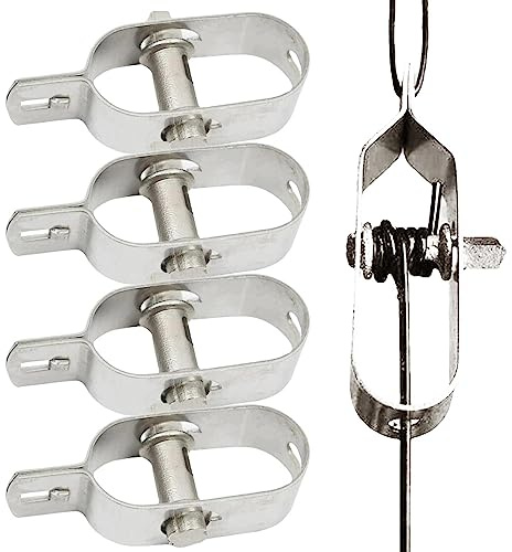 Tenditori in ferro e acciaio, Tenditore in acciaio per carichi pesanti, Corda tenditore in filo metallico, Tenditore in filo metallico da 5 pezzi Tenditore per fune in acciaio creativo, Tenditore per