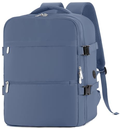 WOUIYO Zaino Ryanair 40x30x20 Bagaglio a Mano 40x30x20 Zaino per Ryanair Wizz Air Zaino da Viaggio Aereo 24L Borse da Cabina Aereo Approvato per il volo Rucksack Valigia Zaini