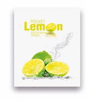 CELTEX Salviette umide, formato 9,5x7,2-1 confezione da 500 pezzi- colore lemon