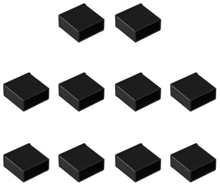 Futheda 10 st USB dammskydd i plast skyddskåpa typ A damm hankontakt propp USB-gränssnitt skyddslock svart för USB-hanportar PC mobiltelefon AV-utrustning