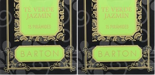 Barton Té Verde Jazmín - 15 pirámides (Paquete de 2)