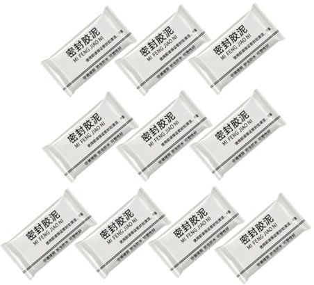 Warmhm Dichtungsmasse Tonversiegelung Abdichtungsschlamm 10 Stück 30g Reparatur Wandlöcher Abflussanschlüsse Heimwerker