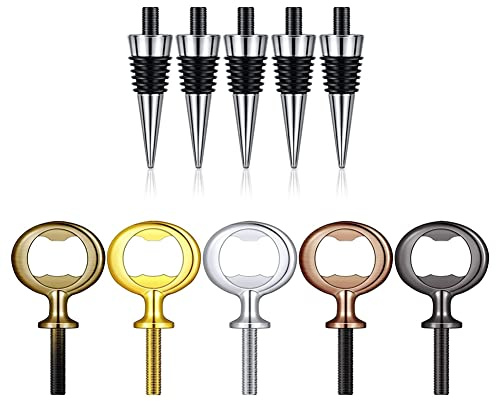 OJHFJMGH Cavatappi, Tappo, apribottiglie, apribottiglie Cromato, Set apribottiglie, Hardware for Matrimoni, Feste, Fai da Te