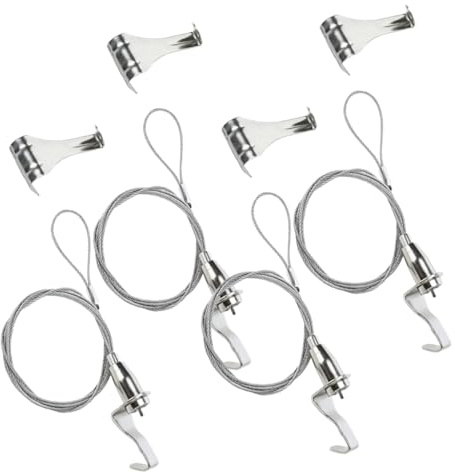 LOLIPPYY 4 Sets Picture Hanging Rope Heavy Duty Picture Hanger Photo Frame Hanging Cord Hook for Craft Making and