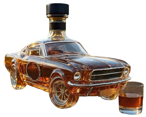Whisky Decanter, Decanter per auto da corsa da 400 ml, classico Design per auto sportive Vintage Vintage per uomini, decorazione di bottiglie di vetro creativa per la festa di bere bar