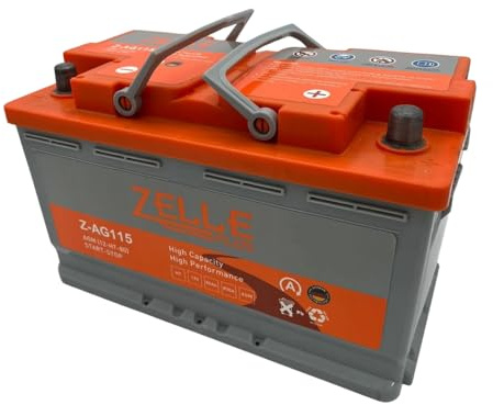 12V 80Ah AGM Stop Start Car Battery – High CCA 800A, Maintenance Free Sealed Power for Start Stop Vehicles, Compatible with AGM Systems, Long Life Performance, 315x175x190mm