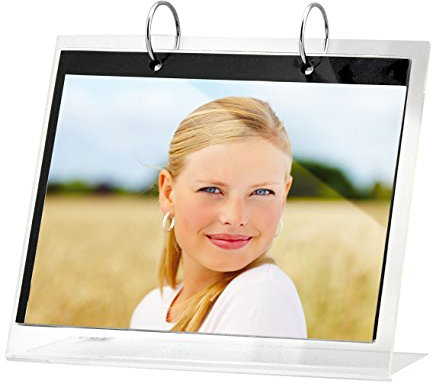 ZEP Cork Acryl Fotorahmen oder Kallender für 13 Fotos 13 x 18 cm, transparent