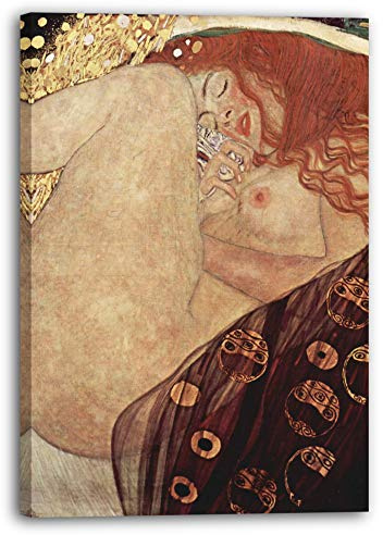 Printed Paintings Leinwand (80x120cm): Gustav Klimt - Danaë (1907)