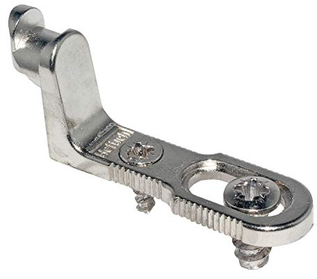 HKB Rückwandverbinder RV, 8 Stück, Druckguss vernickelt | für Rückwanddicke bis 5 mm, Mit Schrauben, Hersteller Hettich, Artikelnr. 062445