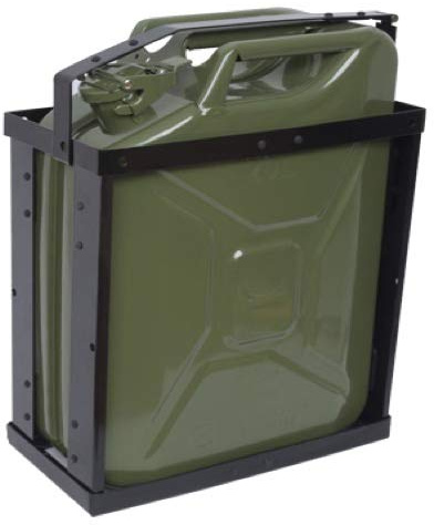 ASC - 20 Litre Vert Bidon Avec Verrouillable Support/Cage/Support - pour Carburant Essence Diesel Etc (20L 20Lt)