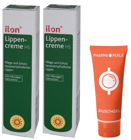 Ilon Lippencreme HS I Effektiver Komplettschutz bei Lippenherpes I Sparset 2x 10 ml plus PharmaPerle giveaway