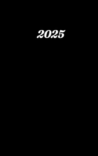 Kalender: buchkalender a6 1 tag eine seite - Tag mit Zeiteinteilung | 365 Tage | Terminkalender | Office Planer | Kalenderbuch | Farbe Schwarz