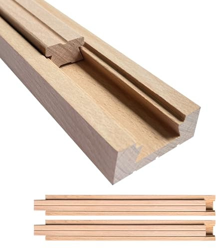 Guide per cassetti in legno centrale/inferiore/classico montato su cassetti, 40 cm, in legno, sottopiano, guide per cassetti (L001-16In-2P)