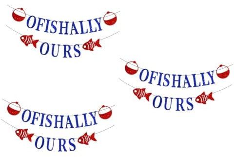Vaguelly 3 Sets Angeln Thema Bunting Banner Decke Decor Foto Requisiten Für Geburtstag Dekorationen