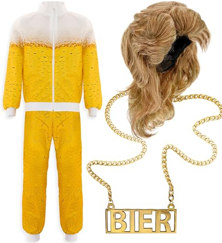 W WIDMANN MILANO Party Fashion - 80er Trainingsanzug Kostüm Set
