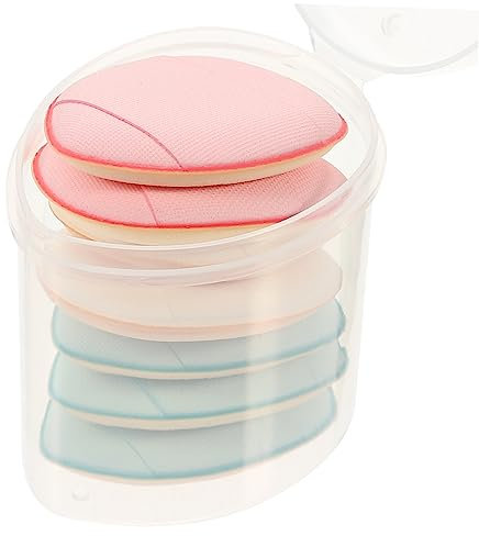 FRCOLOR 7stücke Mini-fingerpuff Für Make-up Puderquaste Zum Verblenden Lose Puderquaste Atmungsaktive Kleine Quaste Make-up-werkzeug Für Gesichts-make-up Kosmetikpuderquaste Mini-puderquas