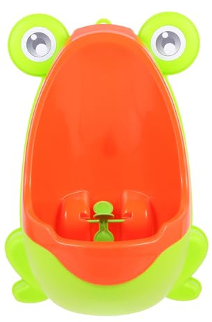 CORHAD Vasino per Ragazzo Ragazza a Forma di Anfibio in Plastica Verde Chiaro, Design Multiuso e Autoportante, per L'allenamento dei Ragazzi