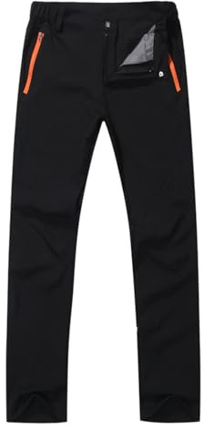 Genérico Pantalon Trekking Hombre Trekking Impermeables Pantalon Escalada Softshell Pantalón Esqui Invierno Pantalones Calentar Esquiar Senderismo