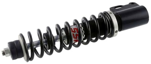 Stoßdämpfer vorn YSS Mono PRO-X 210mm - -Quartz 50 DT LC 92-96 NSP1T | Double-Action-Dämpfung, M10-Gewinde oben, schwarz; kompatibel mit Vespa ET2 50 C160, Vespa ET2 50 C381, Piaggio Sfera 50 NSL