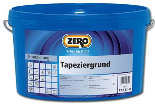 Zero Tapeziergrund Grundanstrich weiß 12,5 Liter